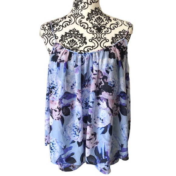 JENNIFER LOPEZ Off-Shoulder Floral Blouse - Picture 1 of 11